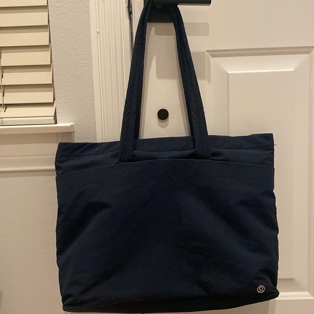 Navy blue Lululemon Tote Bag